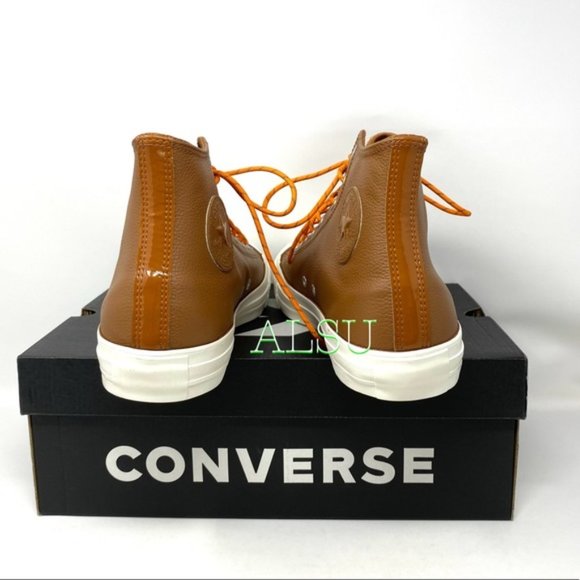 💖MEGA SALE💖Converse Chuck Taylor AS High  Leather Tan Skate Women’s   163337C - Picture 16 of 16